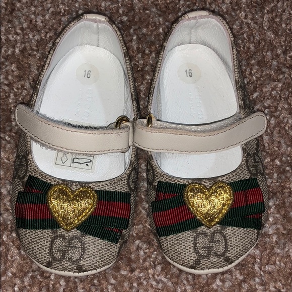 Gucci Other - Baby GUCCI Supreme Ballet Flat Size 16